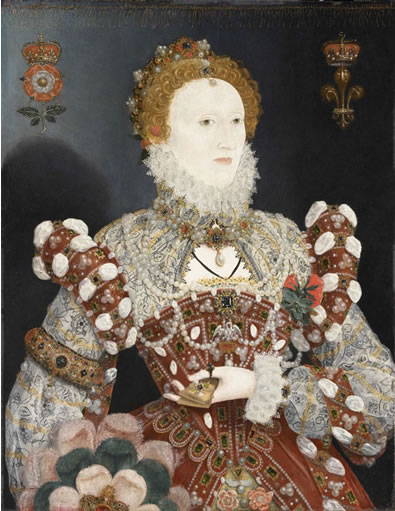 queen elizabeth younger years. The two portraits of Elizabeth