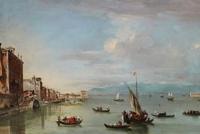 Fondamenta Nuove by Francesco Guardi