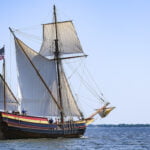 Maryland Dove Heads Home from the Chesapeake Bay Maritime Museum